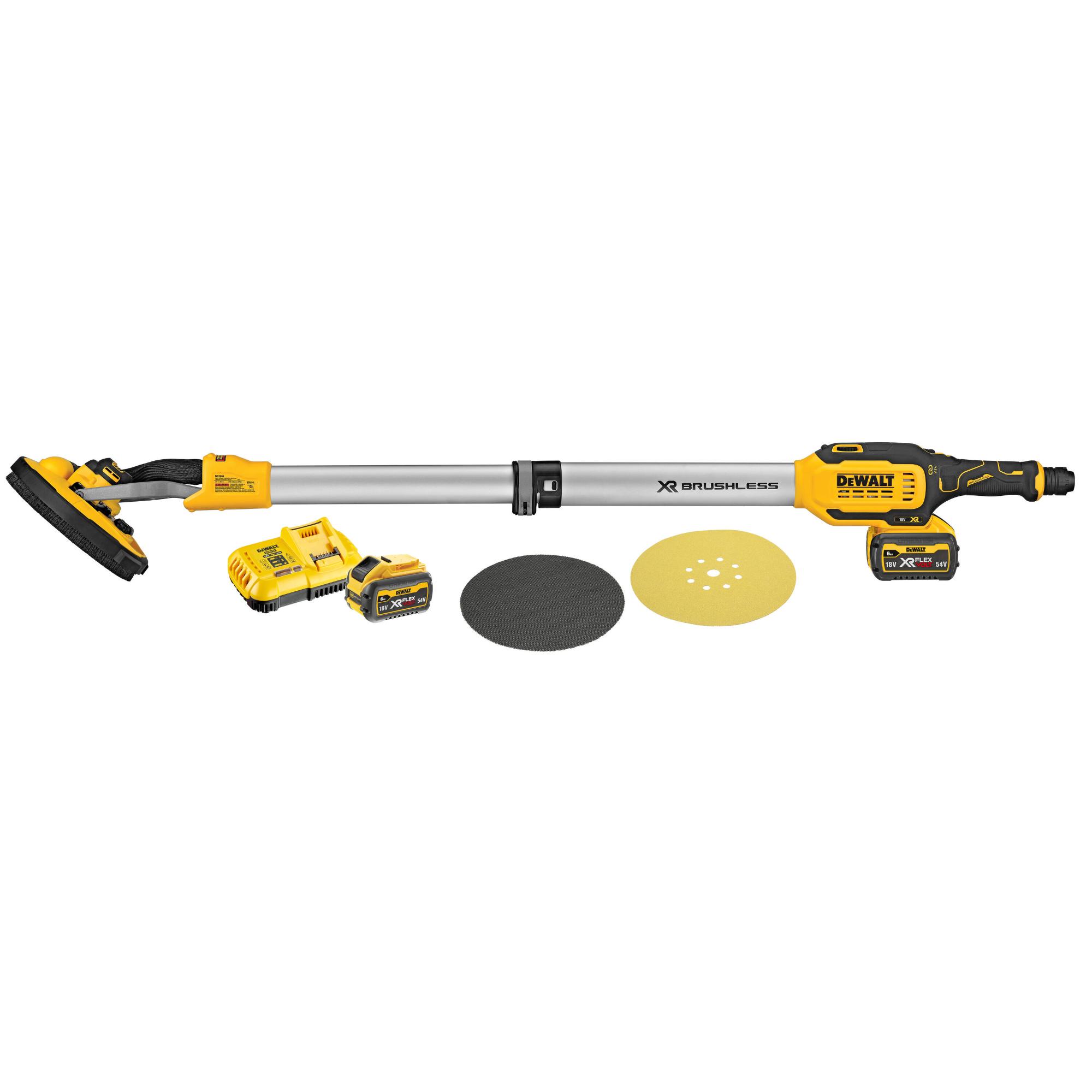 DeWALT Aku brúska na sadrokartón 54V FLEXVOLT DCE800T2