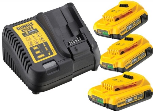 DeWALT Sada DCB115D3 + 3ks batérií 18V 2,0 Ah