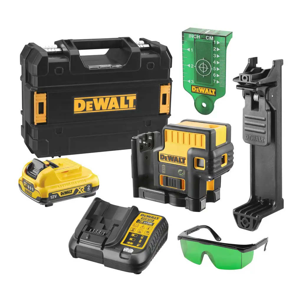 DeWALT Laser päťbodový 10,8V DCE085D1G