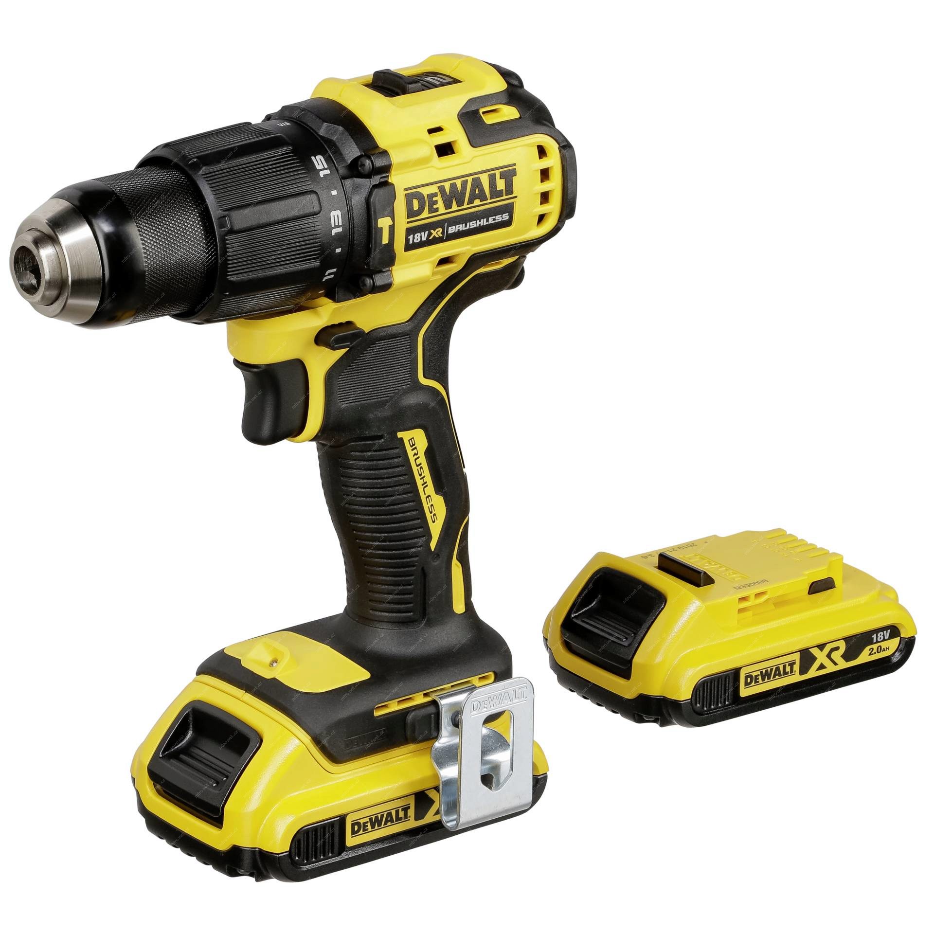 DeWALT Aku skrutkovač príklepový 18V DCD709D2T