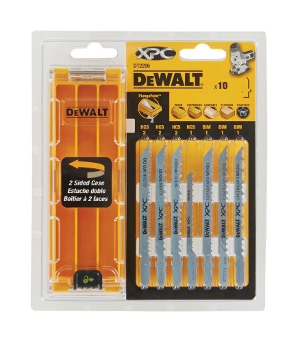 DeWALT Sada pílovích listov XPC 10ks DT2296