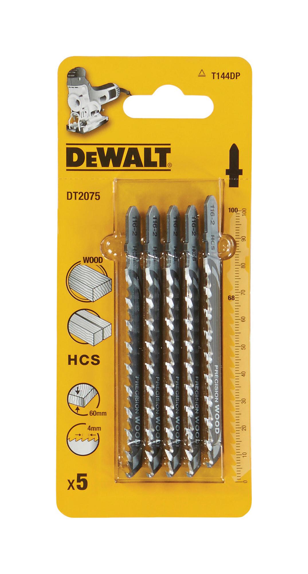 DeWALT List pílový na drevo a drevotriesku do 60 mm 5ks DT2075