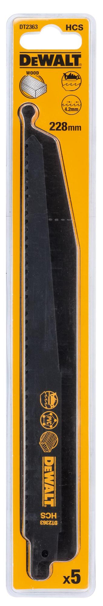 DeWALT List pílový do dreva DT2363