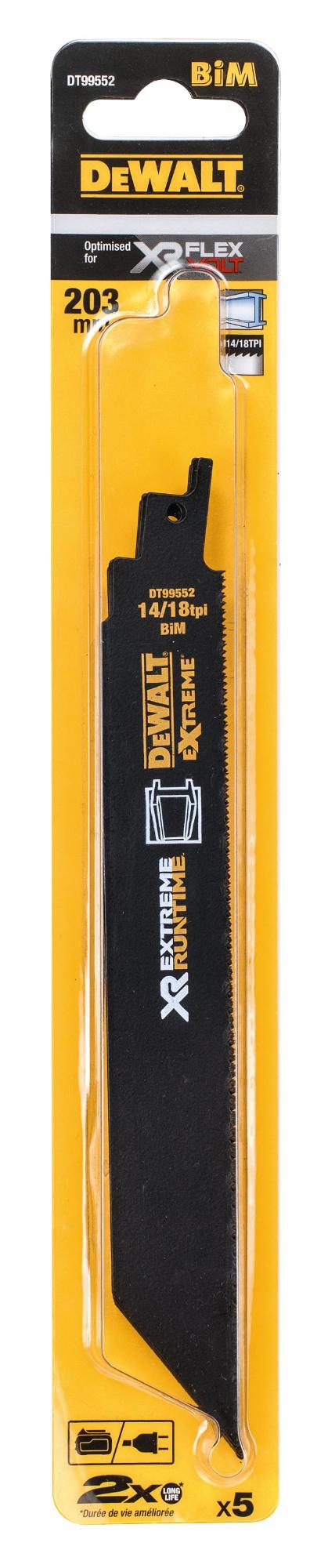DeWALT List pílový na kovy DT99552