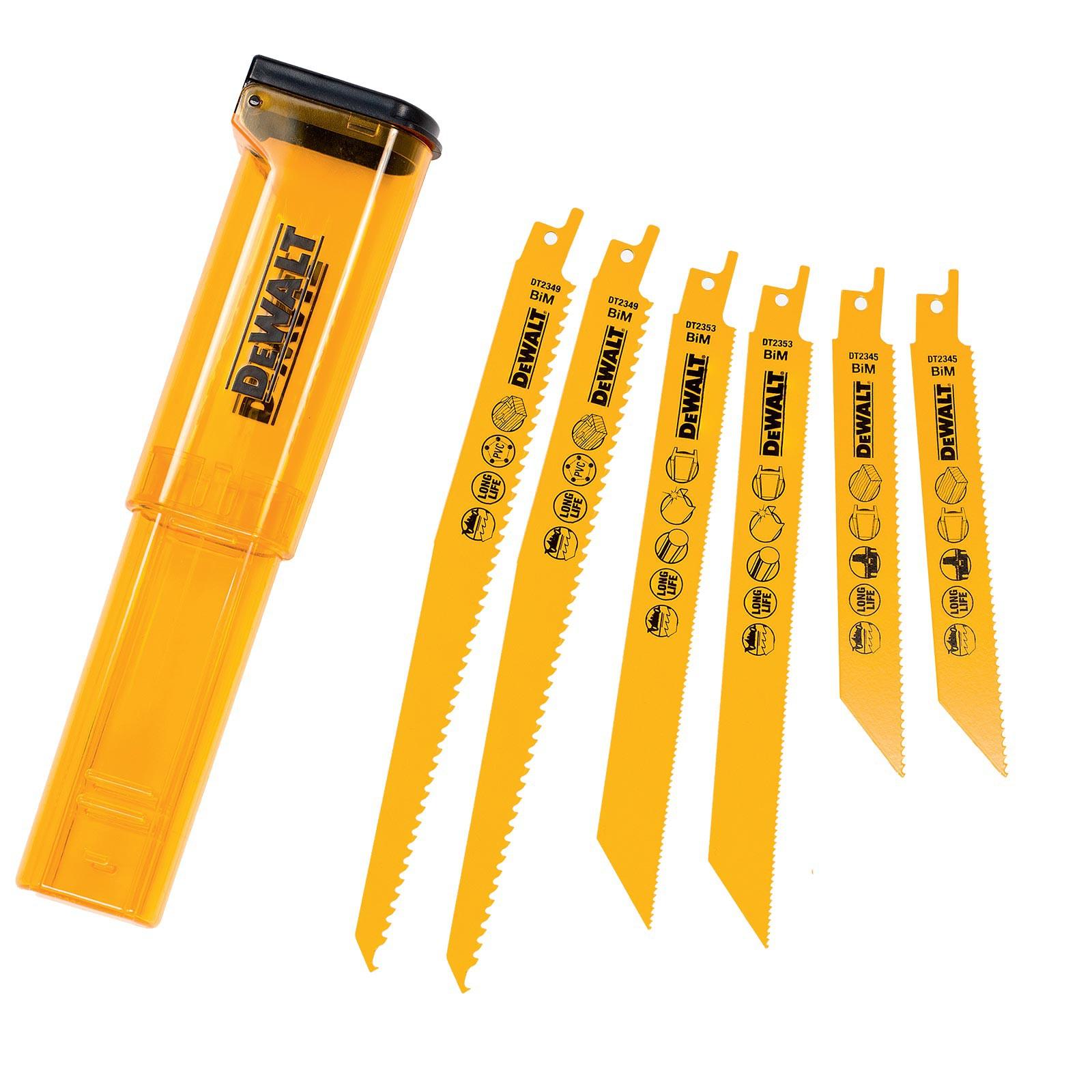 DeWALT Sada pílových listov 6 dielna DT2444
