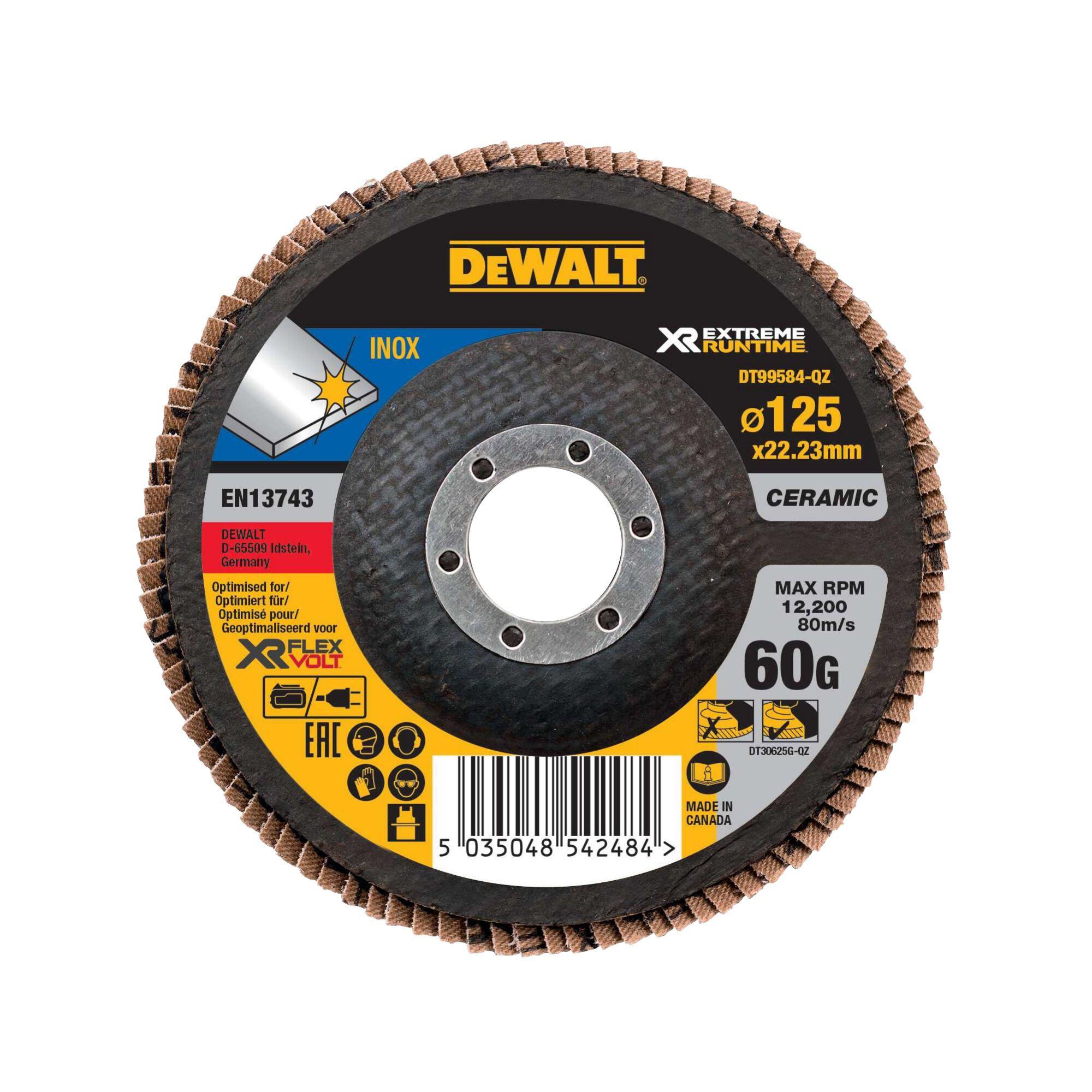 DeWALT Kotúč brúsny lamelový na kov 125mm 60zr. DT99584