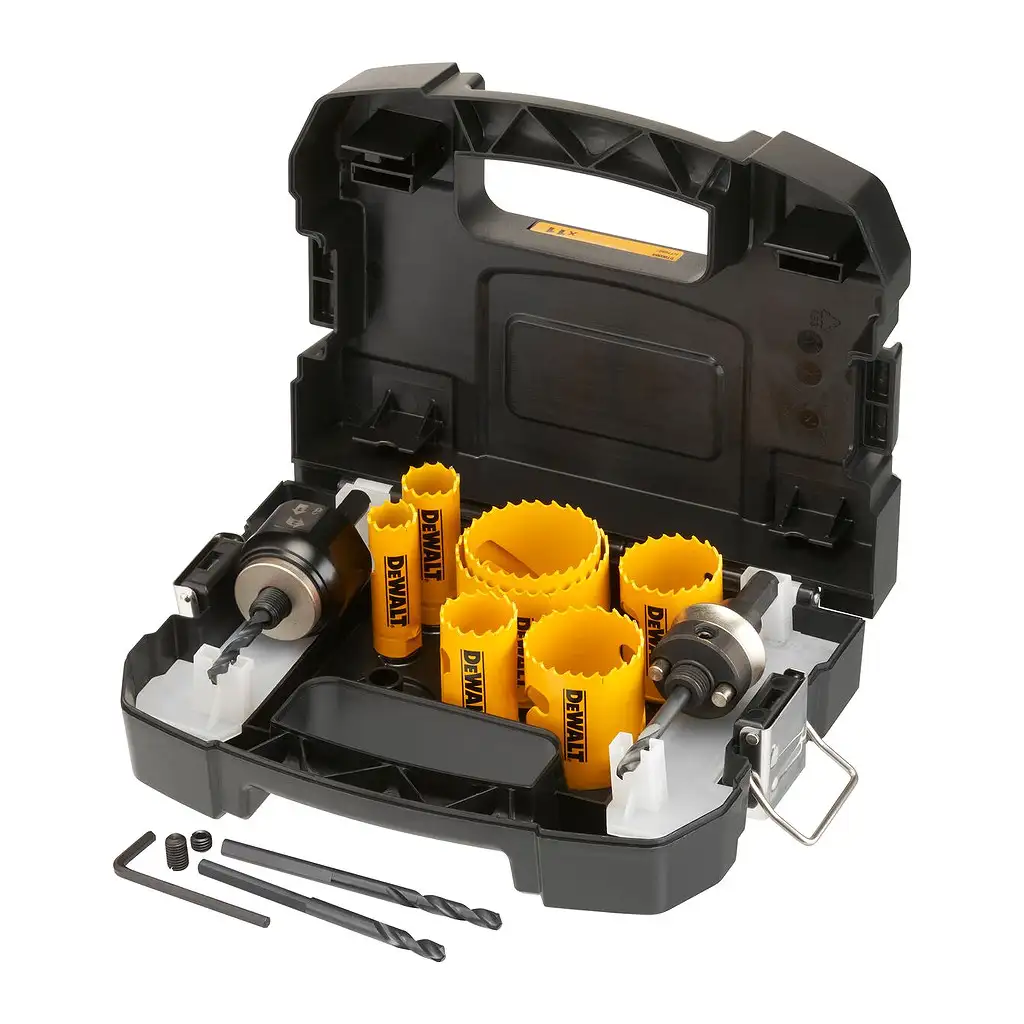 DeWALT Sada koruniek 11 dielna pre inštalatérov v kufri DT90355