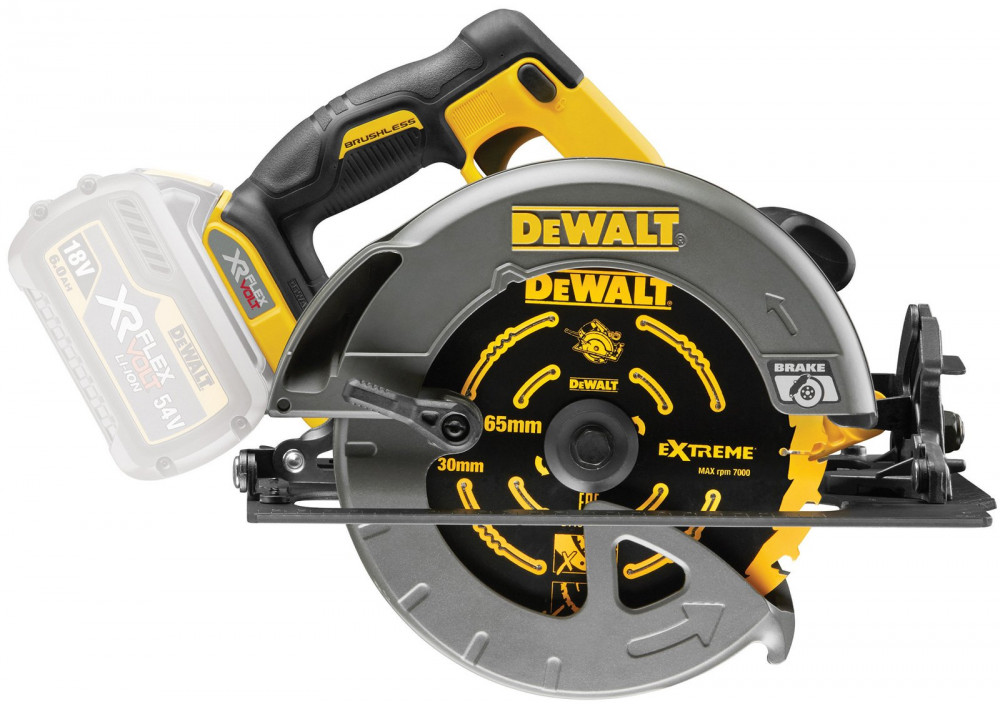 DeWALT Aku kotúčová píla FLEXVOLT 54V DCS575NT