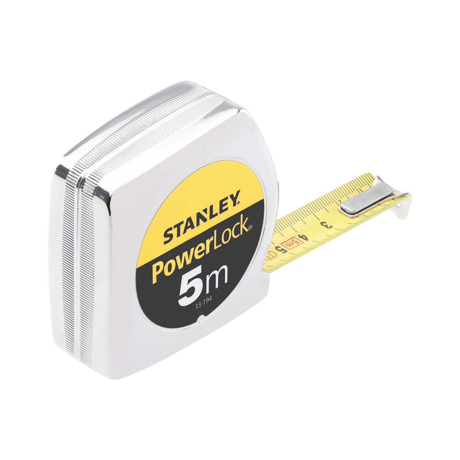 STANLEY Meter zvinovací POWERLOCK® 5m s plastovým ABS puzdrom 0-33-194