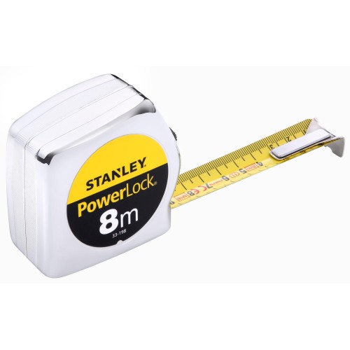 STANLEY Meter zvinovací POWERLOCK® s plastovým ABS puzdrom 8m 1-33-198
