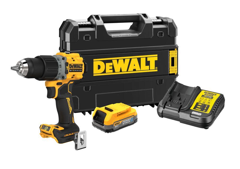 DeWALT Aku skrutkovač príklepový 18V POWERSTACK DCD805E1T