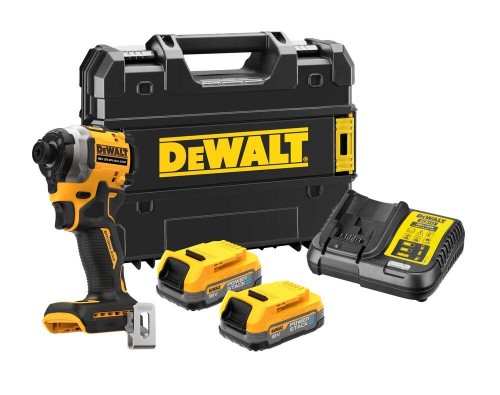 DeWALT Aku rázový uťahovač 18V POWERSTACK (1/4") DCF850E2T