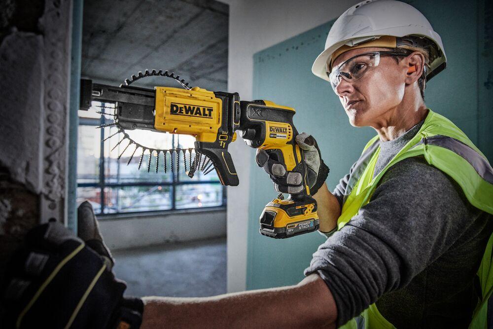 DeWALT Aku skrutkovač na sadrokarton 18V POWERSTACK DCF620E1K