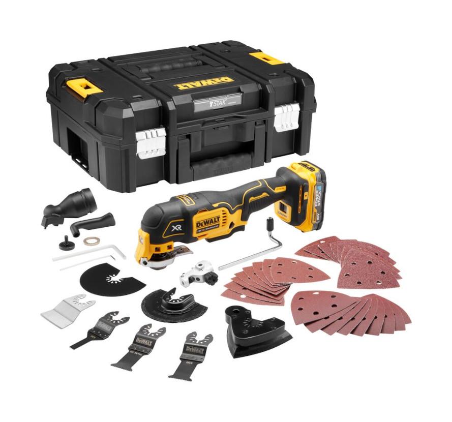DeWALT Aku multibrúska oscilačná 18V POWERSTACK DCS356E1T
