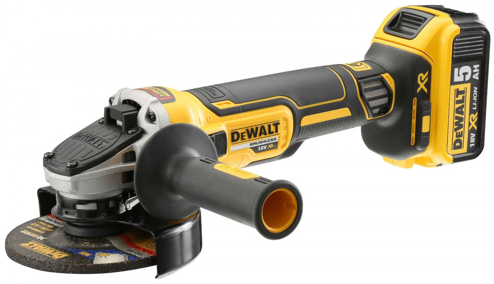 DeWALT Aku uhlová brúska 125mm 18V DCG405P2