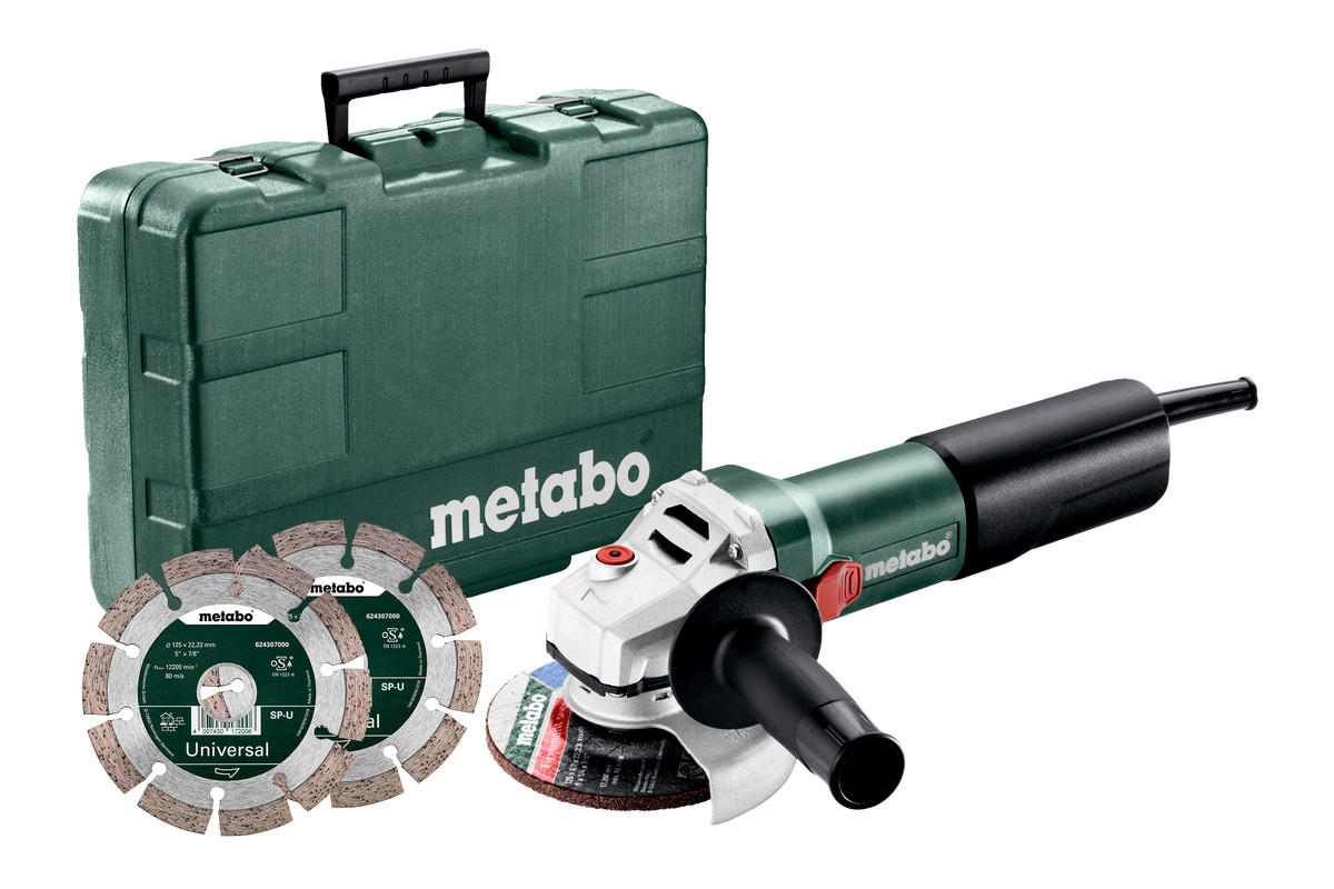 Metabo Uhlová brúska 125 mm WQ 1100-125 SET