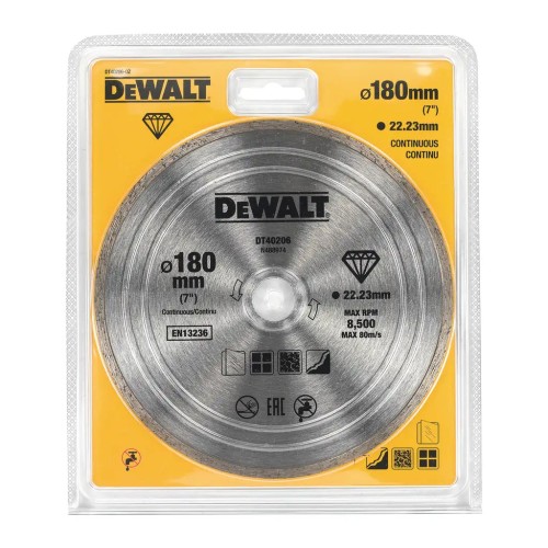 DeWALT Kotúč diamantový celoobvodový 180 mm DT40206