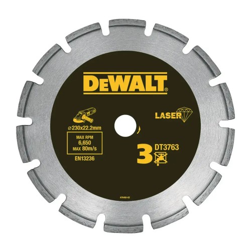 DeWALT Kotúč diamantový segmentový 230 mm na žula DT3763