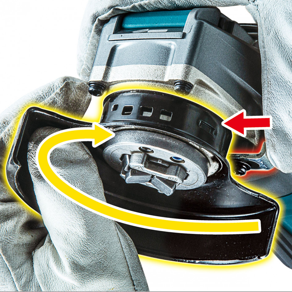 Makita Aku uhlová brúska 125mm 40V GA044GZ