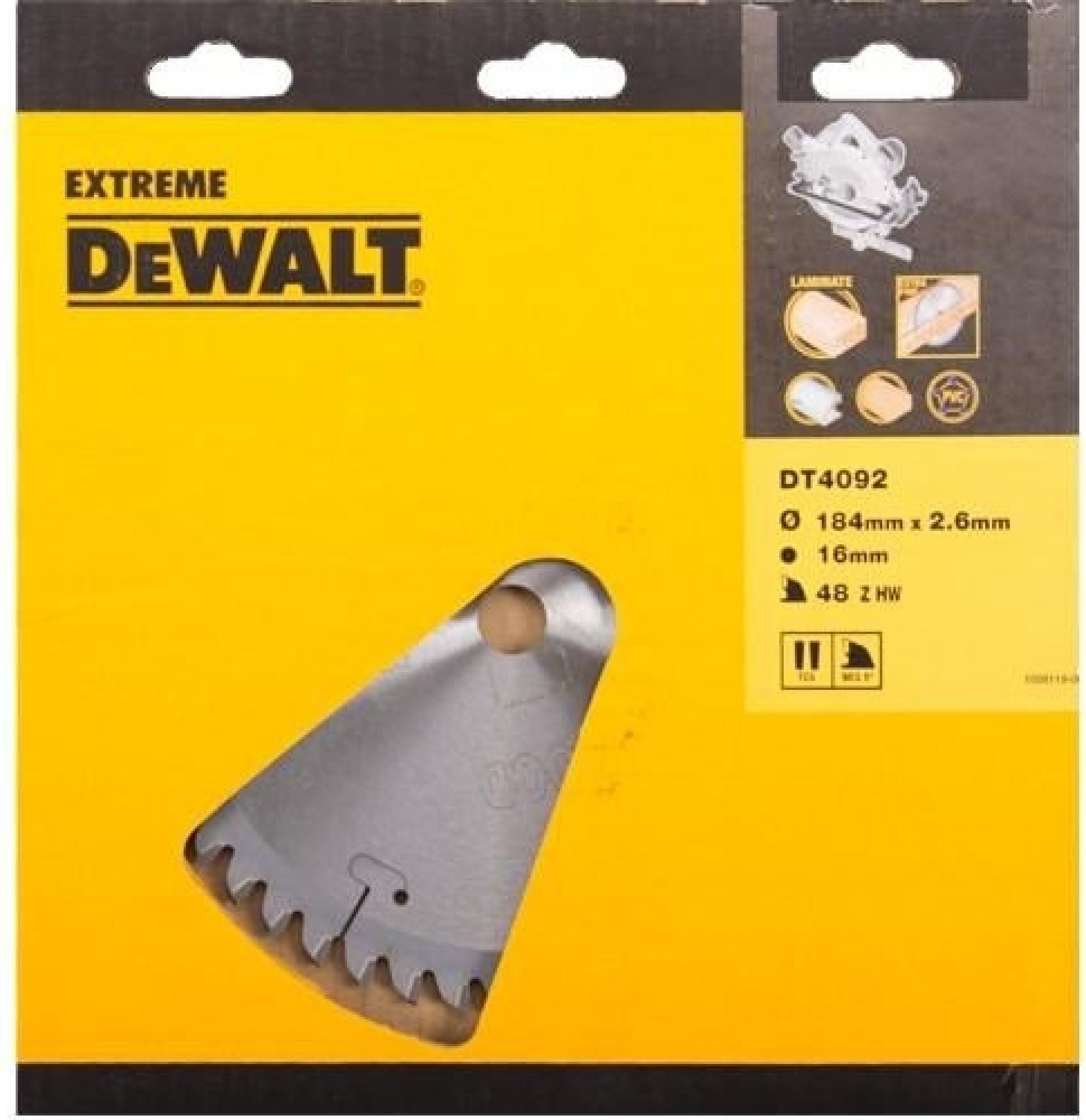 DeWALT Pílový kotúč 184x16mm 48Z DT4092