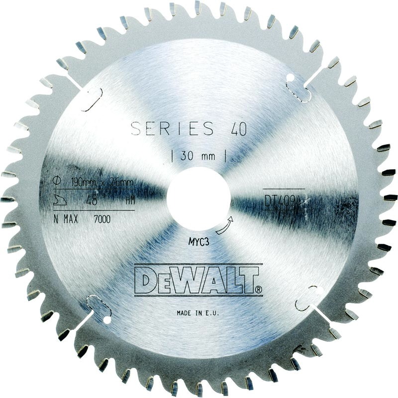 DeWALT Pílový kotúč 190x30mm 48Z DT4094