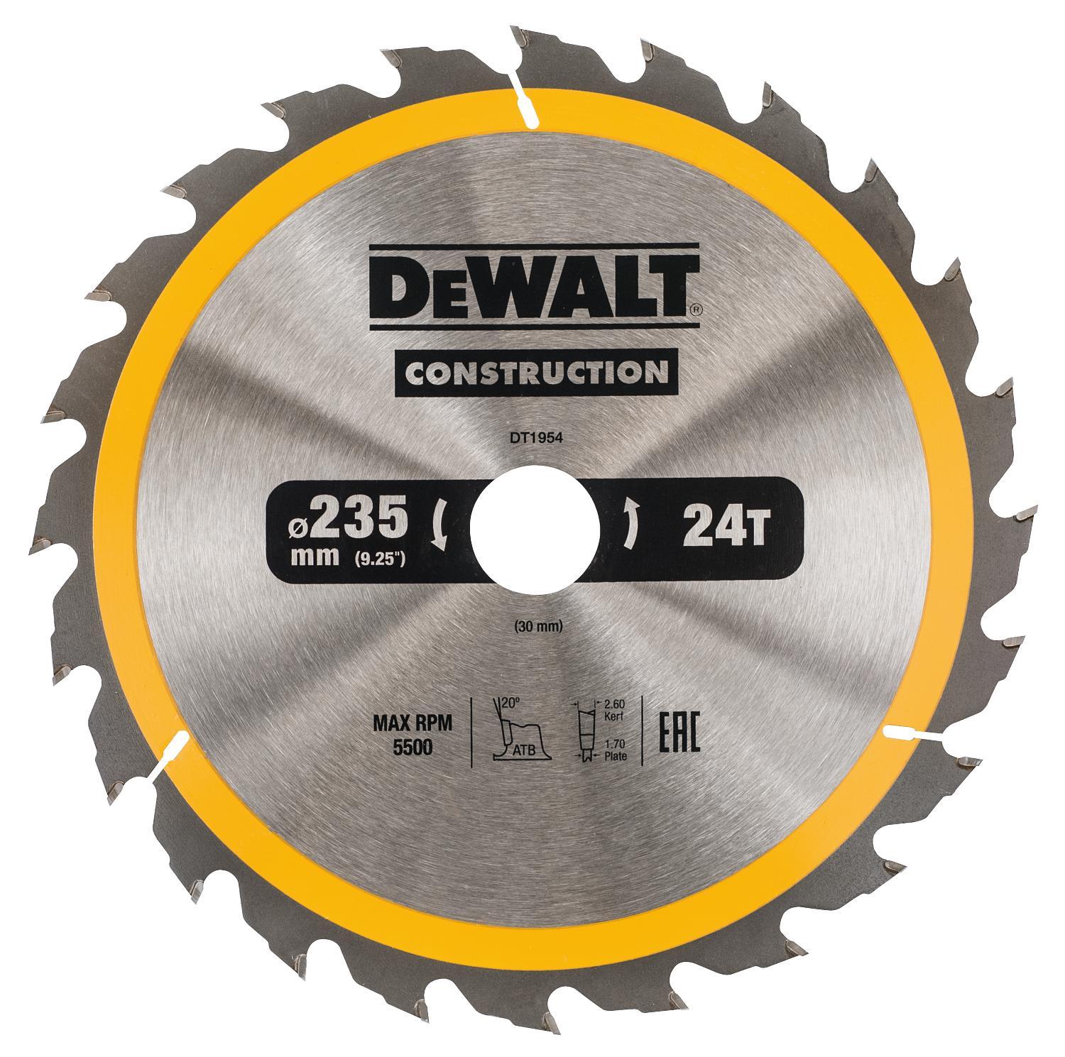 DeWALT Pílový kotúč 235x30mm 24Z DT1954