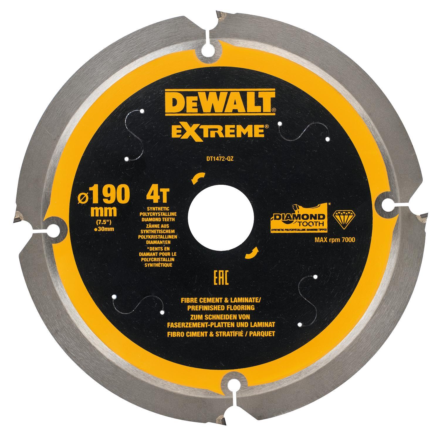 DeWALT Pílový kotúč 190x30mm 4Z DT1472