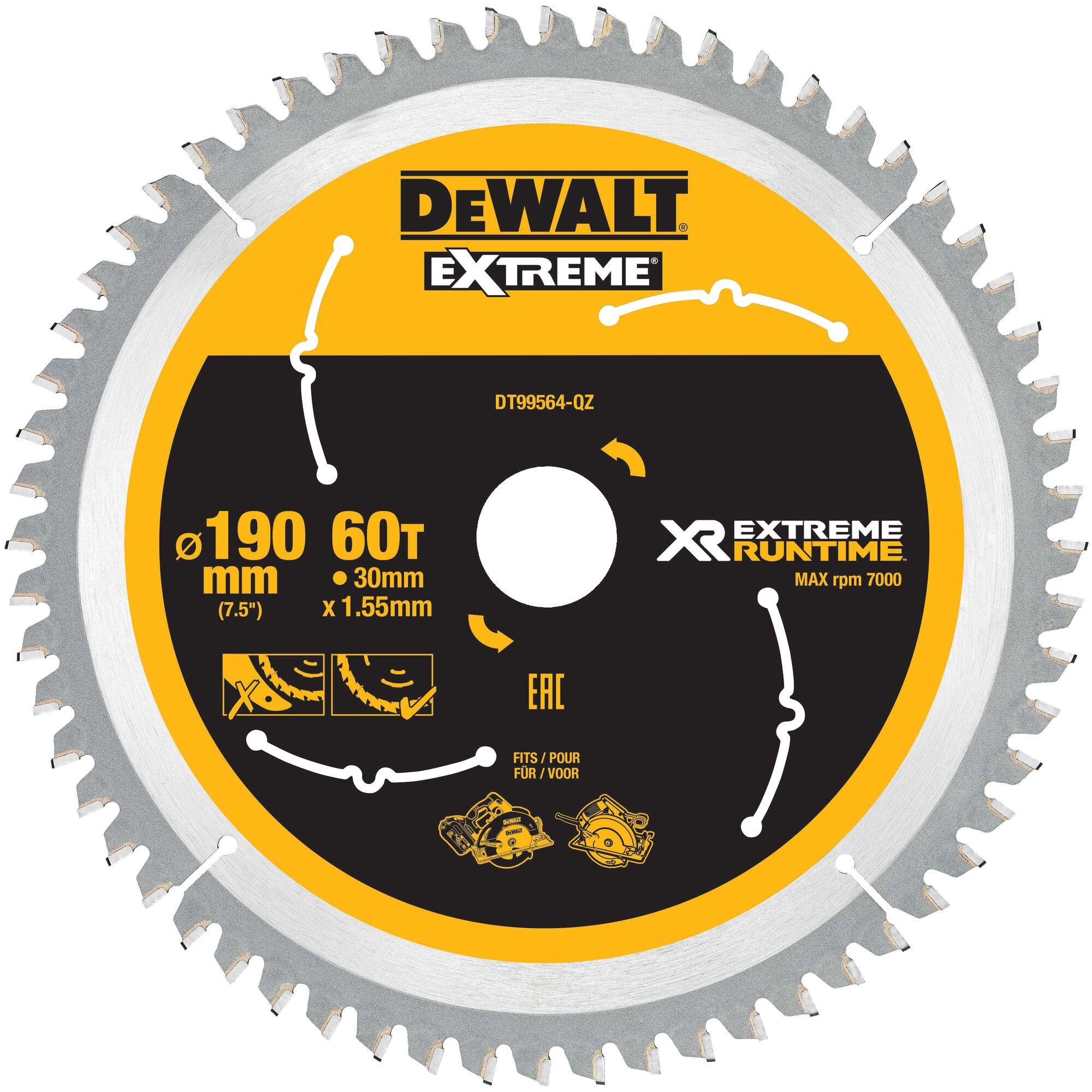 DeWALT Pílový kotúč 190x30mm 60Z DT99564