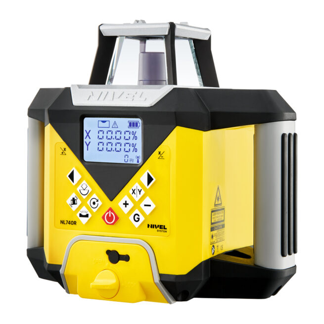 NIVEL SYSTEM Rotačný laser s červeným lúčom NL740R Digital