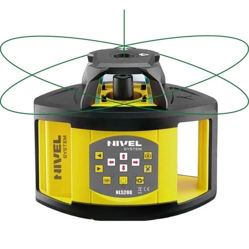 NIVEL SYSTEM Rotačný laser so zeleným lúčom NL520G