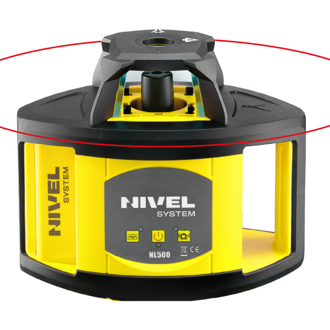 NIVEL SYSTEM Rotačný laser s červeným lúčom NL500