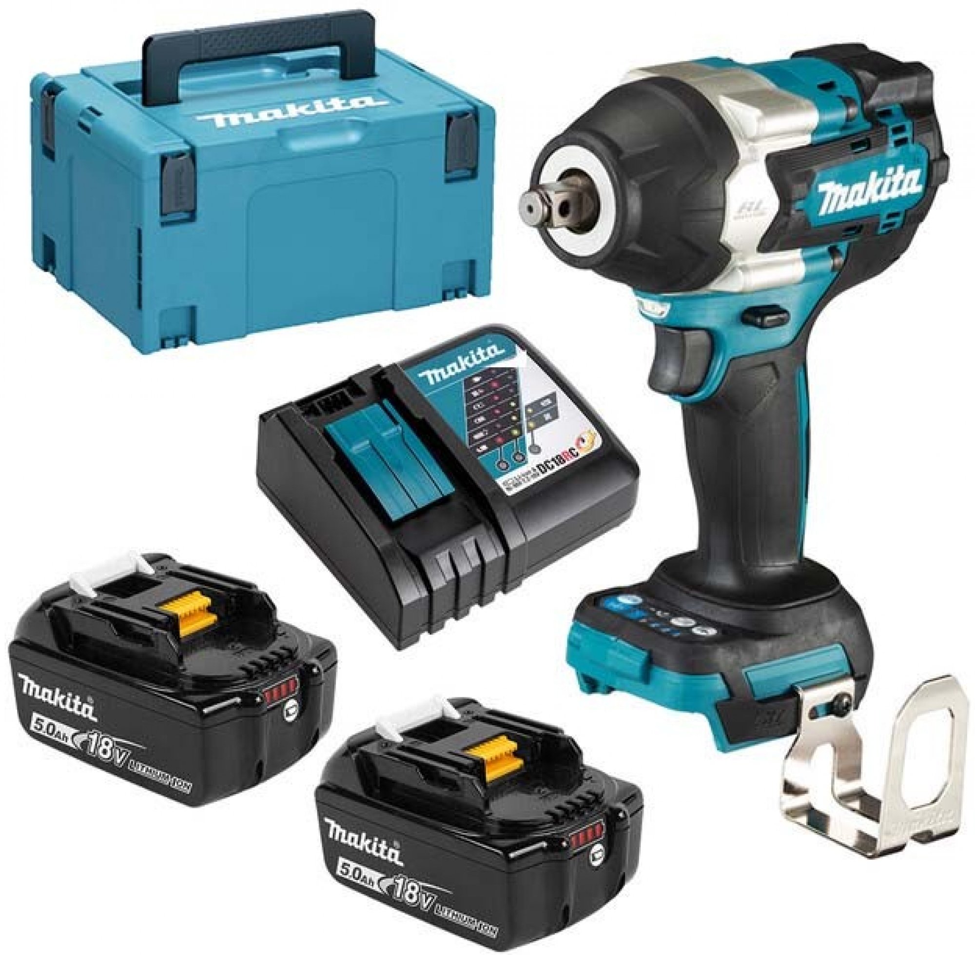 MAKITA Aku rázový uťahovač 18V (1/2") DTW700RTJ