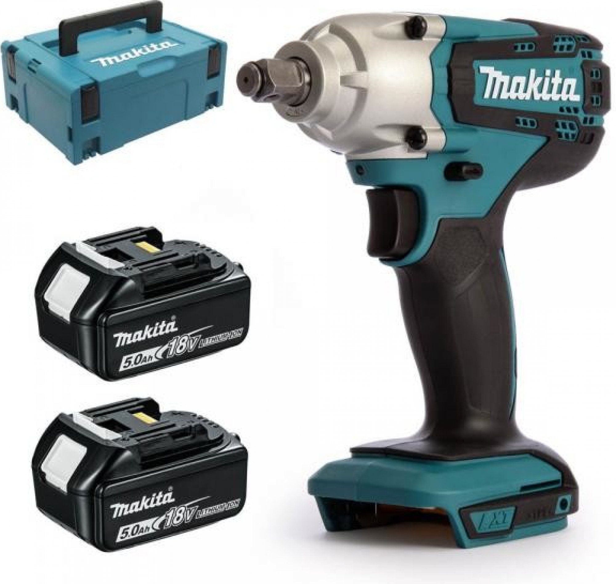MAKITA Aku rázový uťahovač 18V (1/2") DTW190RFJ