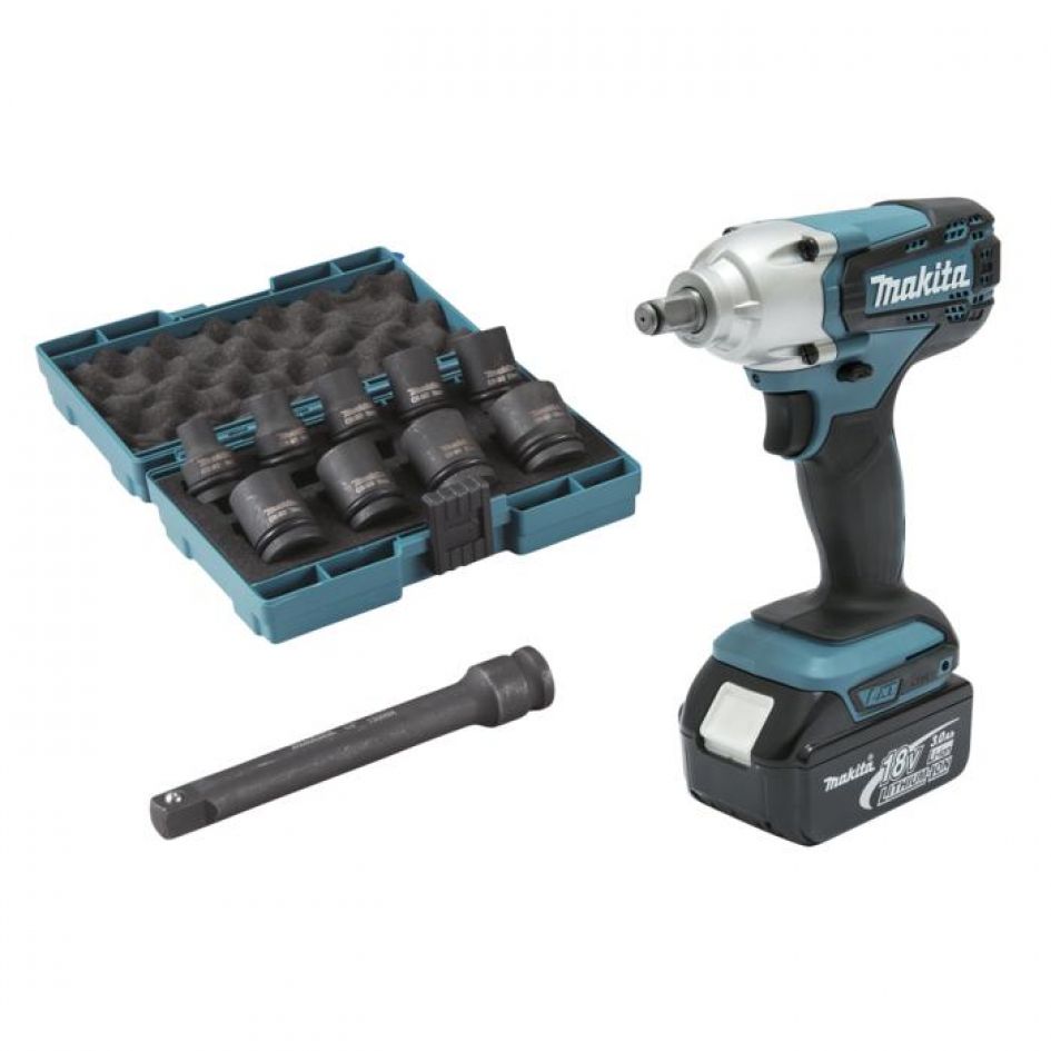 MAKITA Aku rázový uťahovač 18V (1/2") DTW190JX3