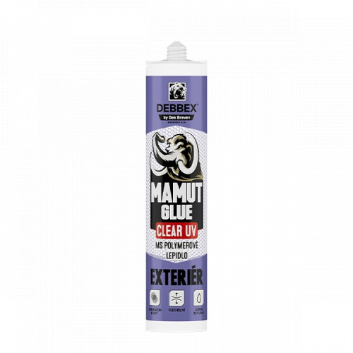 DEN BRAVEN Lepidlo číre MAMUT GLUE Clear UV 51933BD