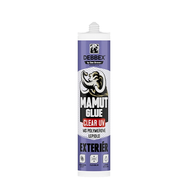 DEN BRAVEN Lepidlo číre MAMUT GLUE Clear UV 51933BD
