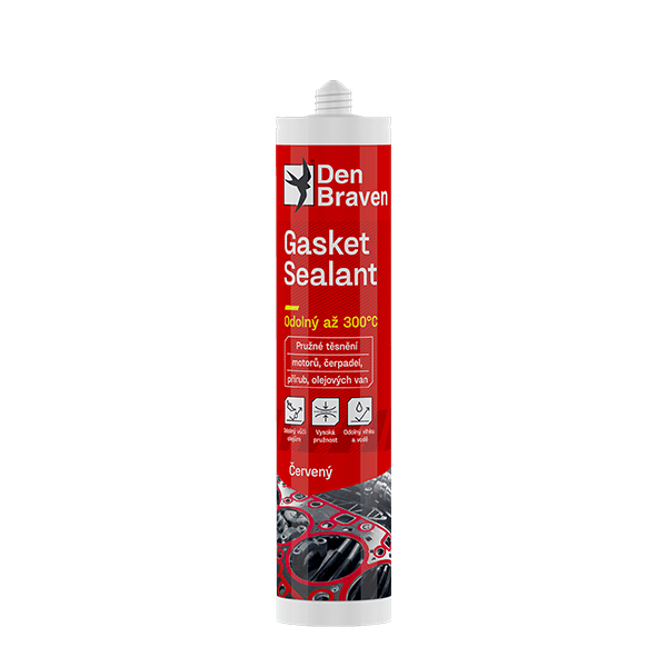 DEN BRAVEN Motorový silikón červený 30717RL