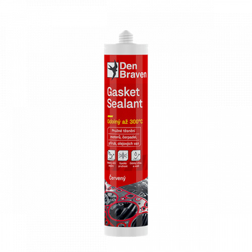DEN BRAVEN  Motorový silikón červený 30717RL