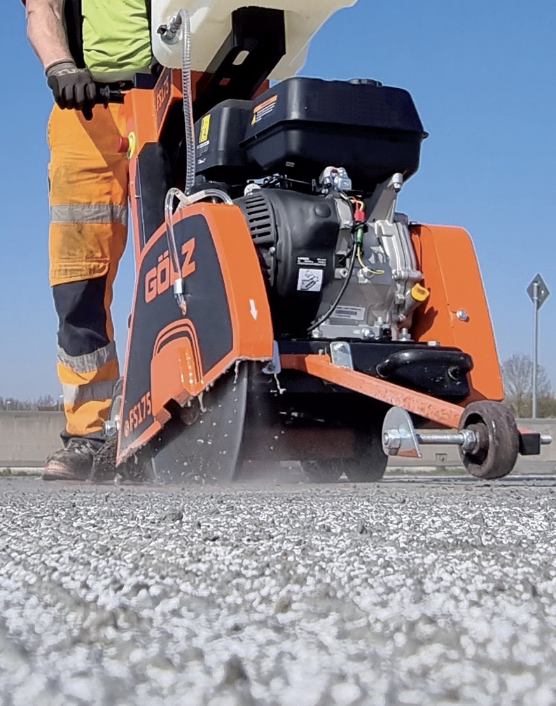 Rezačka drážok GÖLZ FS175 / Honda GX390