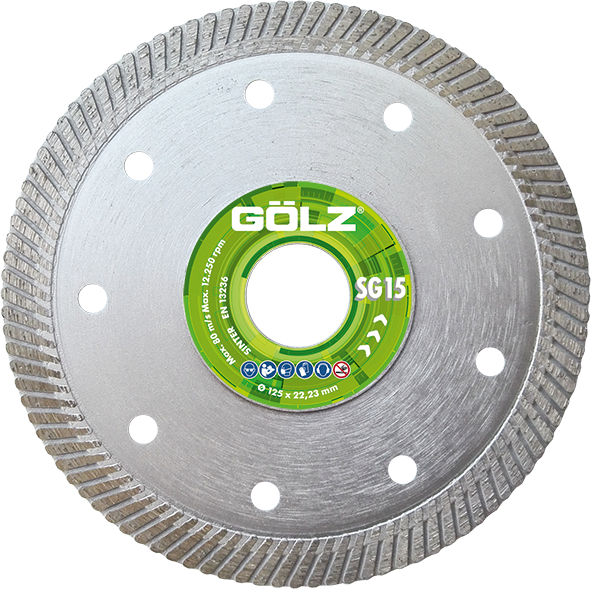 Diamantový rezný kotúč GÖLZ SG15 230 mm