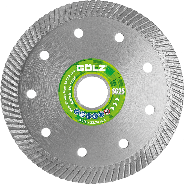 Diamantový rezný kotúč GÖLZ SG25 230 mm