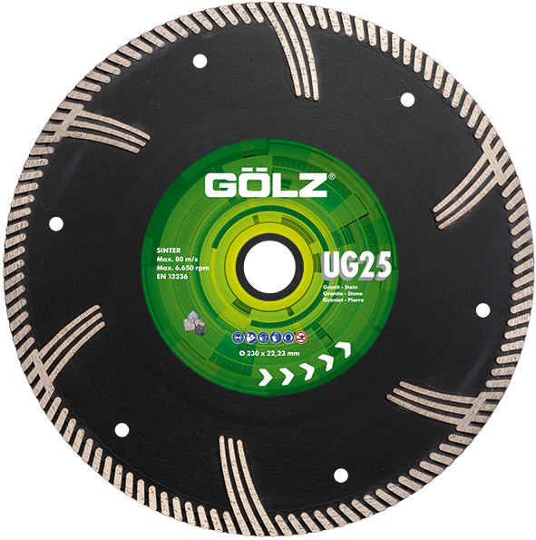 Diamantový rezný kotúč GÖLZ UG25 230 mm