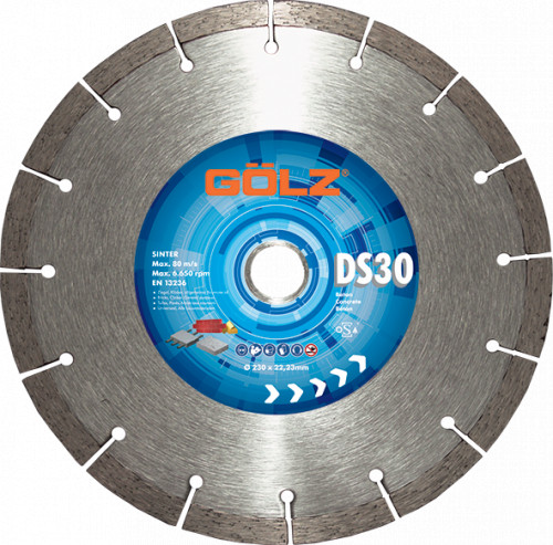 Diamantový rezný kotúč segmentový  GÖLZ DS30  150 mm