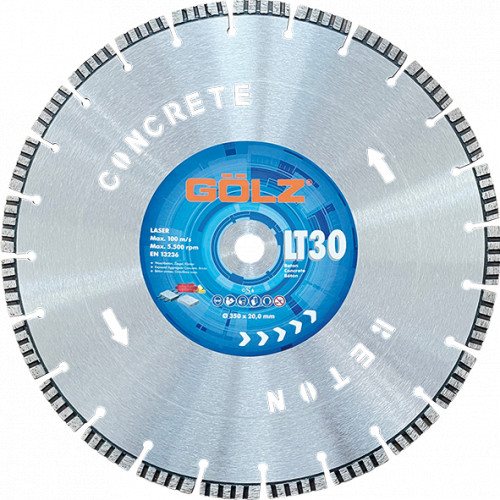 Diamantový rezný kotúč segmentový  GÖLZ LT30  125 mm