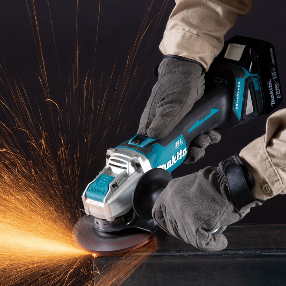 MAKITA Aku uhlová brúska 125mm 18V DGA521ZX1